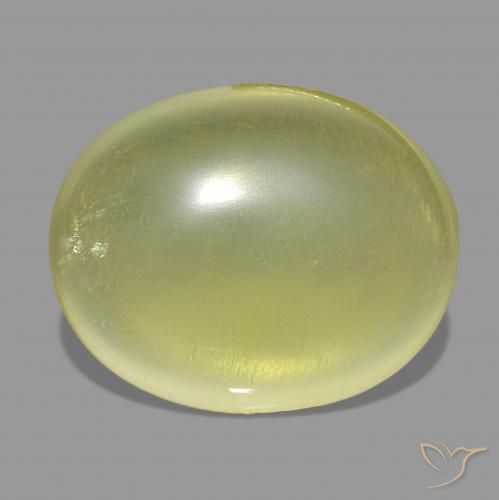 35.67ct Pineapple Yellow Quartz, Oval, Transparent