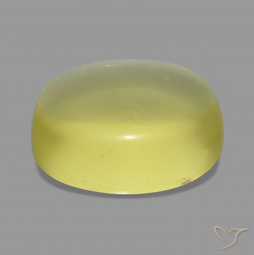 Quartz Gemstone in 17.3 x 13.7 mm Size for Sale, Quartz Stone in Pineapple Yellow Color
