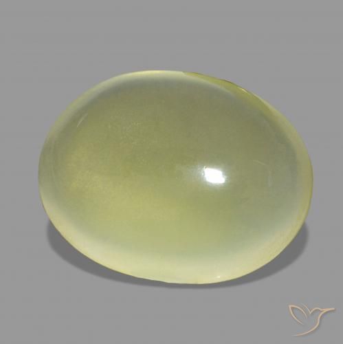 8.98 ct Yellow Quartz Stone, Natural Quartz in Oval Cabochon Shape for Sale