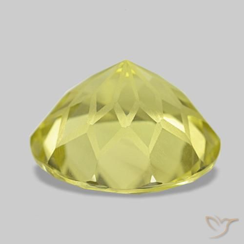 Quartz Gemstone in 11 mm (calibrated) Size for Sale, Quartz Stone in Pineapple Yellow Color