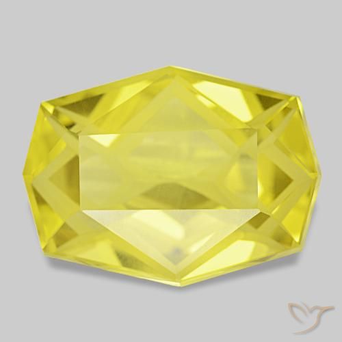 12.75ct Yellow Quartz, Fancy, VVS