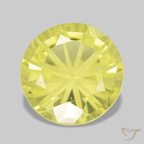 2.79ct Yellow Quartz, Round, VVS
