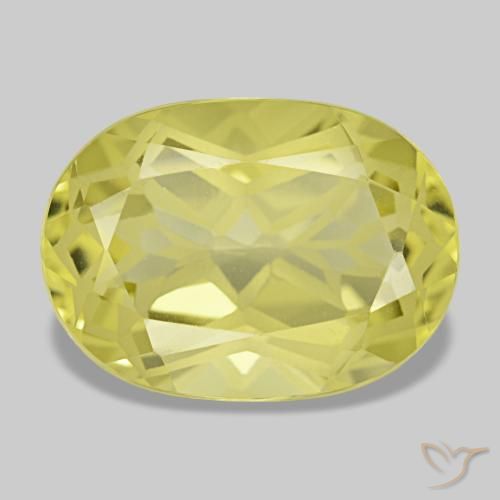 5.32ct Yellow Quartz, Cushion, VVS