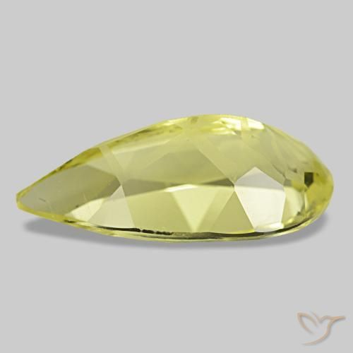 Quartz Gemstone in 17 x 8.6 mm Size for Sale, Quartz Stone in Light Pineapple Yellow Color