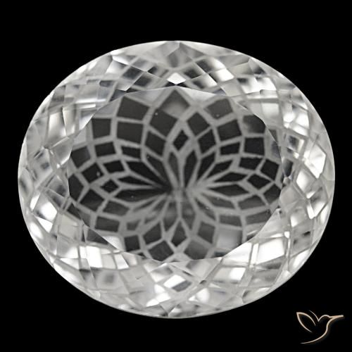 52.40ct White Quartz, Oval, VVS-VS