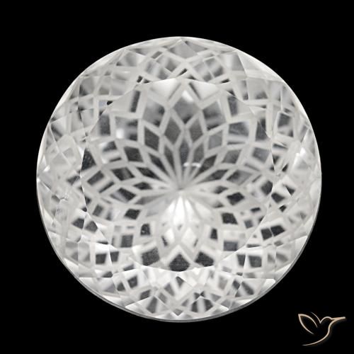 51.15ct White Quartz, Round, VVS-VS