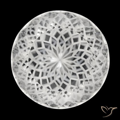 73.76ct White Quartz, Round, VS