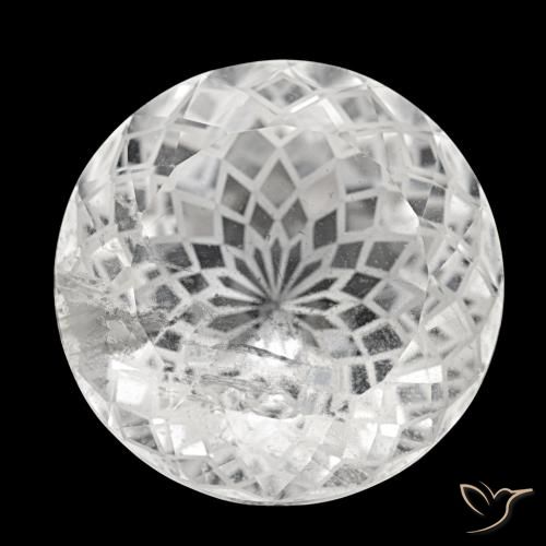 39.82ct White Quartz, Round, VS-SI