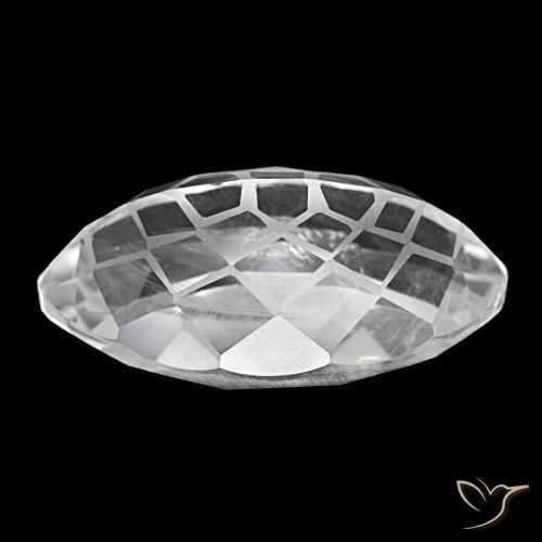 Quartz Gemstone in 28.5 x 16.5 mm Size for Sale, Quartz Stone in Clear White Color