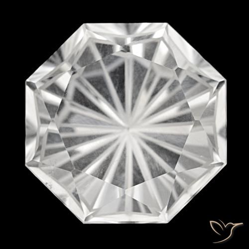 48.56ct White Quartz, Emerald Cut, VS