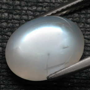 Rainbow Moonstone Gemstone in 12 x 10 mm (calibrated) Size for Sale, Rainbow Moonstone Stone in White Color