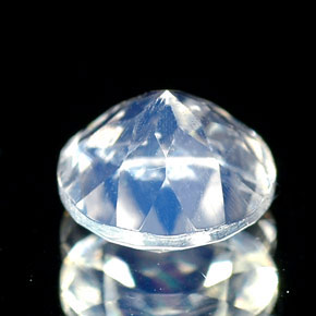 Rainbow Moonstone Gemstone in 6 mm (calibrated) Size for Sale, Rainbow Moonstone Stone in White Blue Color