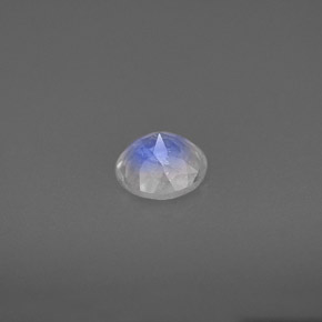 Rainbow Moonstone Gemstone in 6 mm (calibrated) Size for Sale, Rainbow Moonstone Stone in Blue White Color