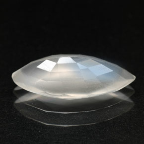 Rainbow Moonstone Gemstone in 13.3 x 6.4 mm Size for Sale, Rainbow Moonstone Stone in Blue White Color