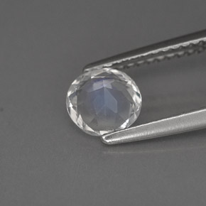 Rainbow Moonstone Gemstone in 6 mm (calibrated) Size for Sale, Rainbow Moonstone Stone in Blue White Color