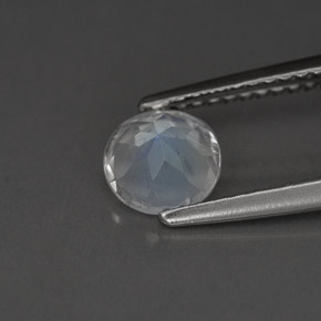 Rainbow Moonstone Gemstone in 6 mm (calibrated) Size for Sale, Rainbow Moonstone Stone in Blue White Color