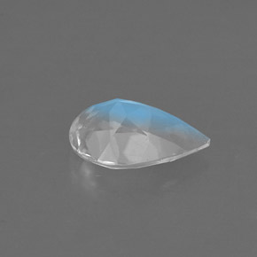 Rainbow Moonstone Gemstone in 7.8 x 5.1 mm Size for Sale, Rainbow Moonstone Stone in Blue White Color