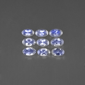 1.90 ct White Rainbow Moonstone Gemstone, Rainbow Moonstone Gem in Oval Facet Shape for Sale.