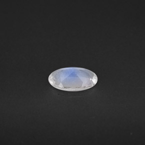 Rainbow Moonstone Gemstone in 5.7 x 3.6 mm Size for Sale, Rainbow Moonstone Stone in Blue White Color