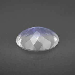 Rainbow Moonstone Gemstone in 12 x 10 mm (calibrated) Size for Sale, Rainbow Moonstone Stone in White Blue Color
