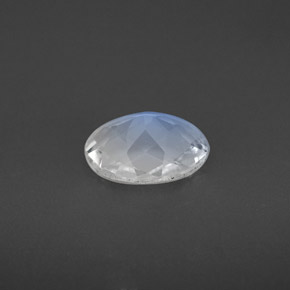 Rainbow Moonstone Gemstone in 8 x 6 mm (calibrated) Size for Sale, Rainbow Moonstone Stone in Blue White Color
