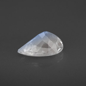 Rainbow Moonstone Gemstone in 10 x 7 mm (calibrated) Size for Sale, Rainbow Moonstone Stone in Blue White Color