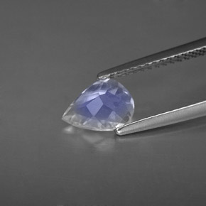 Rainbow Moonstone Gemstone in 8 x 6 mm (calibrated) Size for Sale, Rainbow Moonstone Stone in Blue White Color