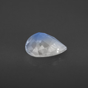 Rainbow Moonstone Gemstone in 8.8 x 6.7 mm Size for Sale, Rainbow Moonstone Stone in Blue White Color