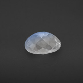Rainbow Moonstone Gemstone in 8 x 6 mm (calibrated) Size for Sale, Rainbow Moonstone Stone in Blue White Color