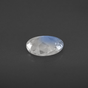 Rainbow Moonstone Gemstone in 8 x 6 mm (calibrated) Size for Sale, Rainbow Moonstone Stone in Blue White Color