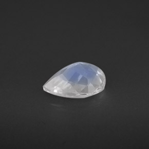 Rainbow Moonstone Gemstone in 8 x 6 mm (calibrated) Size for Sale, Rainbow Moonstone Stone in Blue White Color