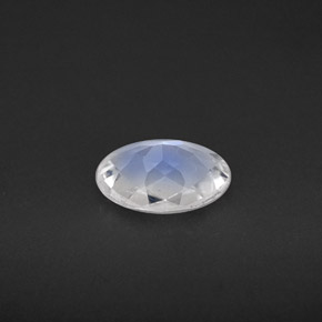Rainbow Moonstone Gemstone in 8 x 6 mm (calibrated) Size for Sale, Rainbow Moonstone Stone in Blue White Color
