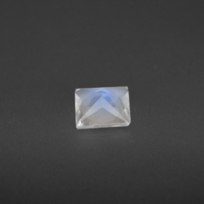Rainbow Moonstone Gemstone in 5 x 5 mm (calibrated) Size for Sale, Rainbow Moonstone Stone in Blue White Color