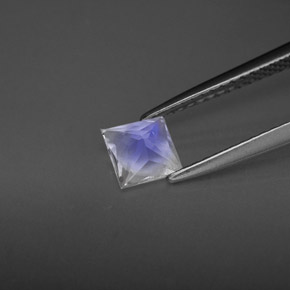 Rainbow Moonstone Gemstone in 5 x 5 mm (calibrated) Size for Sale, Rainbow Moonstone Stone in Blue White Color