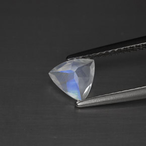 Rainbow Moonstone Gemstone in 6 x 6 mm (calibrated) Size for Sale, Rainbow Moonstone Stone in Blue White Color