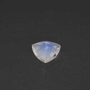 Rainbow Moonstone Gemstone in 6.1 x 5.6 mm Size for Sale, Rainbow Moonstone Stone in Blue White Color