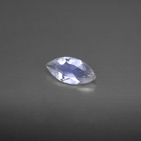 0.41 ct White Rainbow Moonstone Gemstone, Rainbow Moonstone Gem in Marquise Facet Shape for Sale.