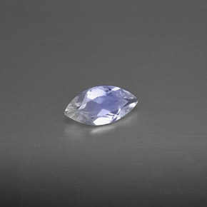 0.41 ct White Rainbow Moonstone Stone, Natural Rainbow Moonstone in Marquise Facet Shape for Sale