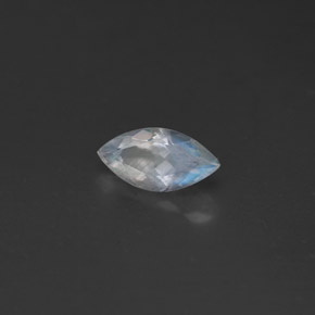 0.34 ct Blue Rainbow Moonstone Stone, Natural Rainbow Moonstone in Marquise Facet Shape for Sale