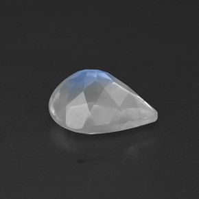 Rainbow Moonstone Gemstone in 8 x 6 mm (calibrated) Size for Sale, Rainbow Moonstone Stone in Blue White Color