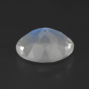 Rainbow Moonstone Gemstone in 9 x 7 mm (calibrated) Size for Sale, Rainbow Moonstone Stone in Blue White Color