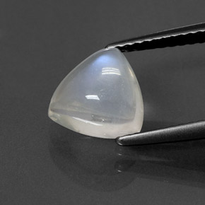 Rainbow Moonstone Gemstone in 8.4 x 8.2 mm Size for Sale, Rainbow Moonstone Stone in Blue White Color