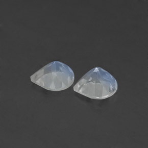 Rainbow Moonstone Gemstone in 5.2 x 5.1 mm Size for Sale, Rainbow Moonstone Stone in Blue White Color