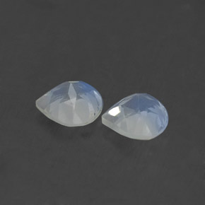 Rainbow Moonstone Gemstone in 5 x 4.8 mm Size for Sale, Rainbow Moonstone Stone in Blue White Color