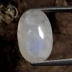 6.3ct Oval Cabochon Blue White Rainbow Moonstone for sale thumb image of 6.3ct Oval Cabochon Blue White Rainbow Moonstone (ID: 468540)