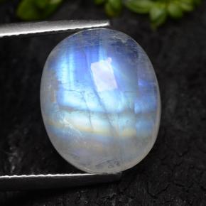 White Rainbow Moonstone Cabochon...Oval Cabochon...19x13x7 mm..14 Cts..#G2868