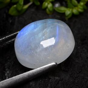 White Rainbow Moonstone Cabochon...Oval Cabochon...19x13x7 mm..14 Cts..#G2868