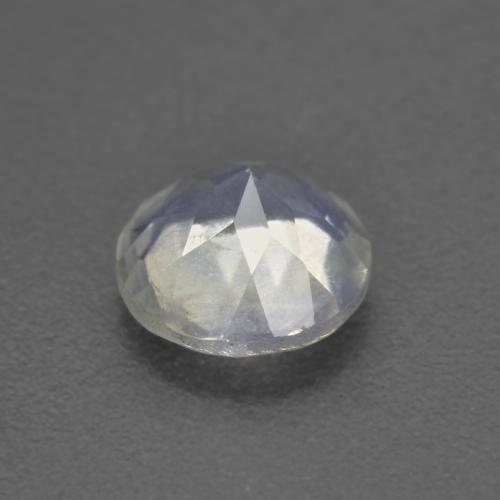 Rainbow Moonstone Gemstone in 6 mm (calibrated) Size for Sale, Rainbow Moonstone Stone in Bluish White Color