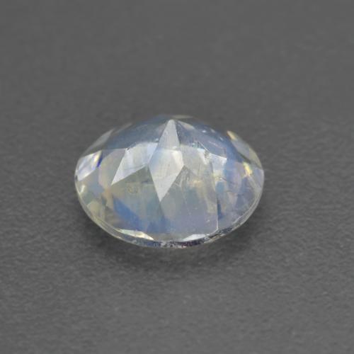 Rainbow Moonstone Gemstone in 6 mm (calibrated) Size for Sale, Rainbow Moonstone Stone in Bluish White Color