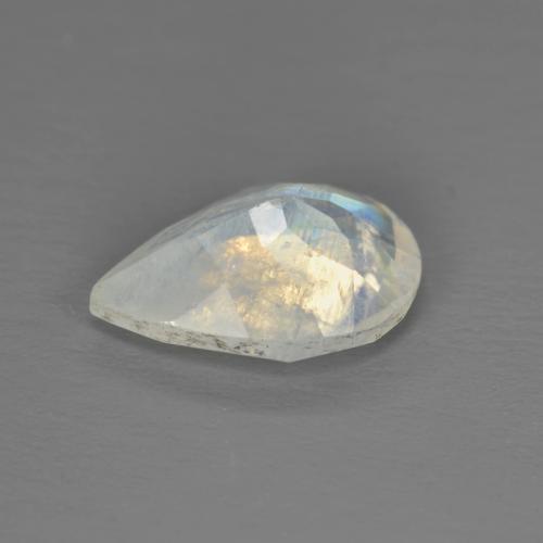 Rainbow Moonstone Gemstone in 10 x 7 mm (calibrated) Size for Sale, Rainbow Moonstone Stone in Bluish White Color